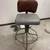 Vintage MCM Industrial Workshop Mechanics Metal Vinyl Swivel Chair 1 thumbnail