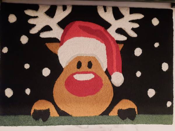 CUTE REINDEER RUG 1