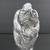 Majestic African Lion Roaring Cast Aluminum Silver Tone Statue 8 1/2" 3 thumbnail