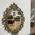 Gold/Bronze Color Ornate Floral Oval Mirror 1 thumbnail