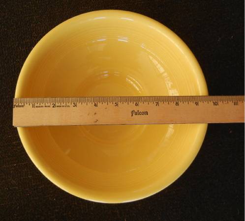 *~~~ Fiesta Footed Yellow Serving Bowl ~ 9.5" Dia. ~~~* 1