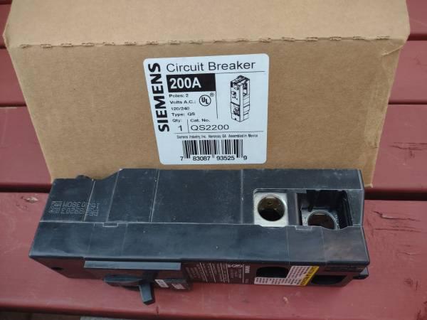 Siemens QS2200 Main Breaker 1