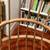 Vintage MCM 70s Rattan Swivel Rocker Chair 6 thumbnail