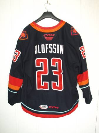 Firebirds, Hockey/Calder, Game-worn, Signed, Olofsson, Nice!! 1