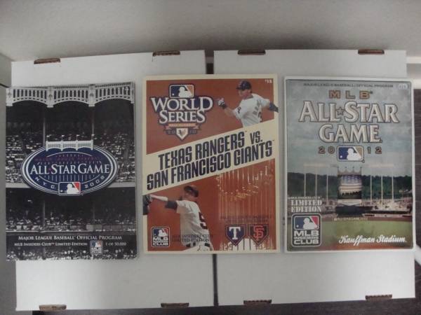 (3) - Limited Edition Older Baseball Programs - (New) 1