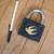Large Cast Iron LOCK - Depicting a Swallow - Unusual Graphic 7 thumbnail