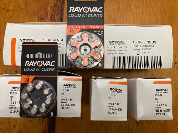Hearing Aid Batteries Size 13 1