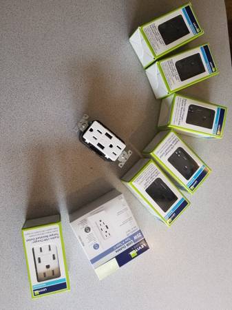 ELECTRICIAL (8) Duplex USB Charger Type C-C, A-A, A-C $16 ea or bundle 1