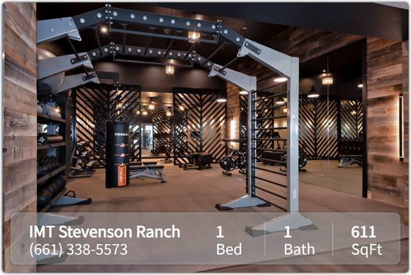 $2,280 / 1br - 611ft2 - Relax in a beautiful resort-style 1 bed, 1 bath at IMT Stevenson Ranch (Stevenson Ranch - Stevenson Ranch Plaza)63876483290241121