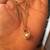 14k Yellow Gold Necklace with Natural Akoya Pearl   Excellent Conditio 3 thumbnail