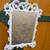 Vintage Ornate Hollywood Regency Fancy Wall Mirror 3 thumbnail