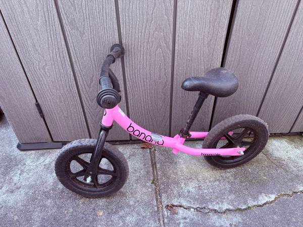 Free girls balance bike. 1