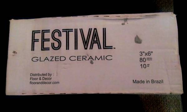 Ceramic Festival Glazed Tile 1