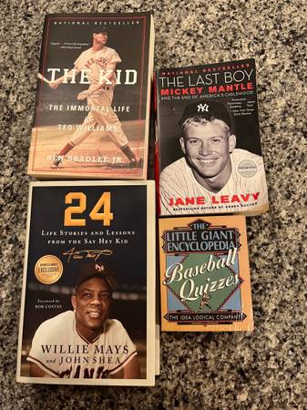 Baseball (Mantle, Williams, & Mays) biographies 1