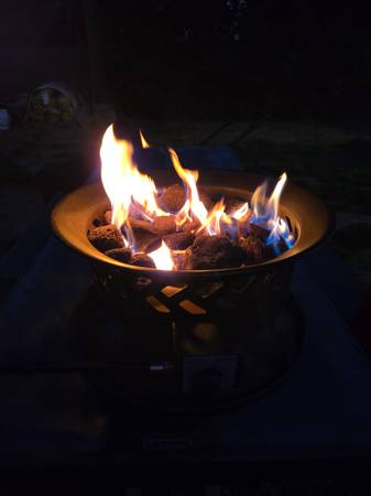 Outdoor Propane Gas Firepit with Locking Lid - $50 (Croydon)63471187101825120