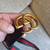 Gucci Web GG Marmont Leather/Fabric Belt Green/Red/Black 95/38 - Nice 15 thumbnail