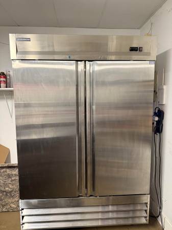 Commercial Stainless Steel Double Door Refrigerator 1
