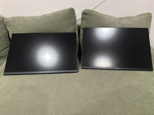 Dual Computer Monitors - Dell 24" (Ultrasharp U2415) 1