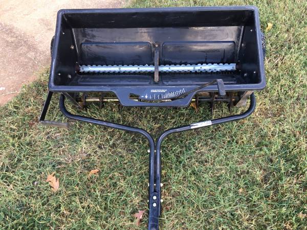 Agri-Fab 34 in. Poly Pro Tow Drop Spreader 1