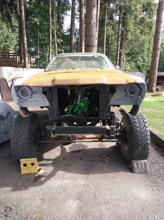 1973 Plymouth Duster en chasis 4x4 Power Wagon - $3,000 (Auburn)63617276176769123