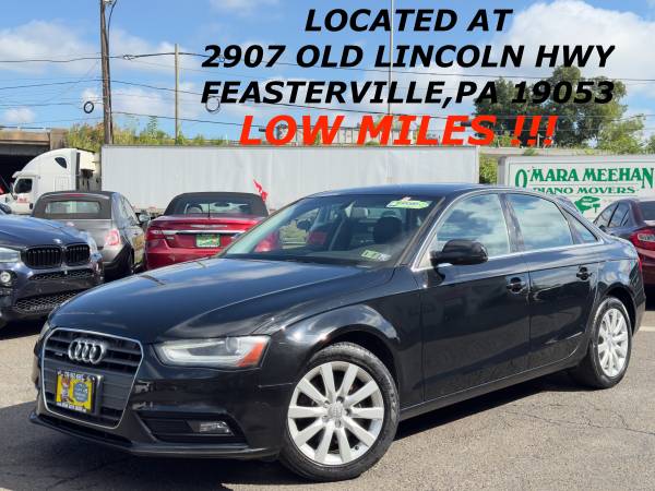2013 AUDI A4 AWD LOW MILES RUNS GREAT WARRANTY WE FINANCE 1