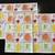 NEW Pair TAG LTD. 100% Cotton Dish Towels Printed Block Fruit Pattern 1 thumbnail