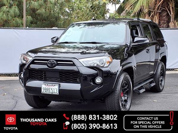 Certified 2022 Toyota 4Runner Black Great Deal**AVAILABLE** - $41,987 (1000 OAKS / LOS ANGELES & VENTURA)63618208572929120