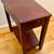 UNIQUE SIDETABLE Solid Wood Trapezoid Shaped Table Nightstand Smoking Room Cigar 1 thumbnail