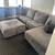 Modern Modular Gray Sectional with Deep Seats and Ottoman 2 thumbnail