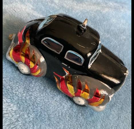 Signed Christopher Radko “Hot Wheels” ornament 1