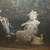 OLD FRAMED ASIAN FIGURE: DOUBLE-MATTED PRINT ENTITLED PEACE PLEXIGLASS 3 thumbnail