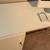Vintage 1980s White Computer Desk With Chair 4 thumbnail