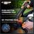 Worx WG173 20V 13" Cordless String Trimmer with Battery and Charger 7 thumbnail