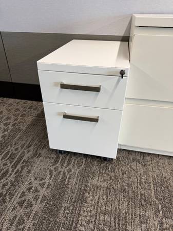 Haworth BF Mobile Ped - White 1