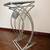 Glitzhome Silver Nesting Tables Set of 2 – Unused, Mirrored Tops 2 thumbnail