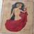 1956 12 Month Pinup Girl Calendar Lingerie Studio Sketches 3 thumbnail
