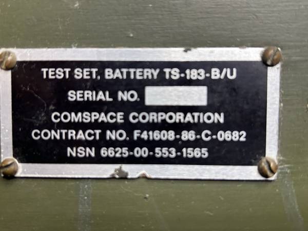 Military Battery Tester - $49 (Wrentham)63471381638531123