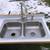 Stainless Sink, Moan Faucet, Disposer and counter top 3 thumbnail