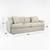 Crate & Barrel Deep Lounge Sofa - Eclipse Color 4 thumbnail