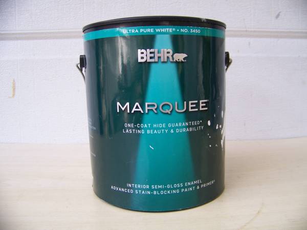 Behr Marquee Interior Semi Gloss Paint - Whitewash Oak Gallon 1