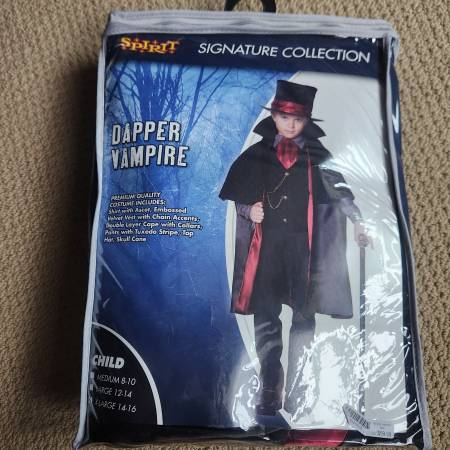 Dapper Vampire, Signature Collection, Child Sz XL 14-16 1