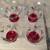 Pfaltzgraff Winterberry glass pedestal Dessert Bowls (4) NEW 2 thumbnail