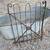 Antique Wrought Iron Cemetery Gate W/ Medallion Louisiana 1 thumbnail