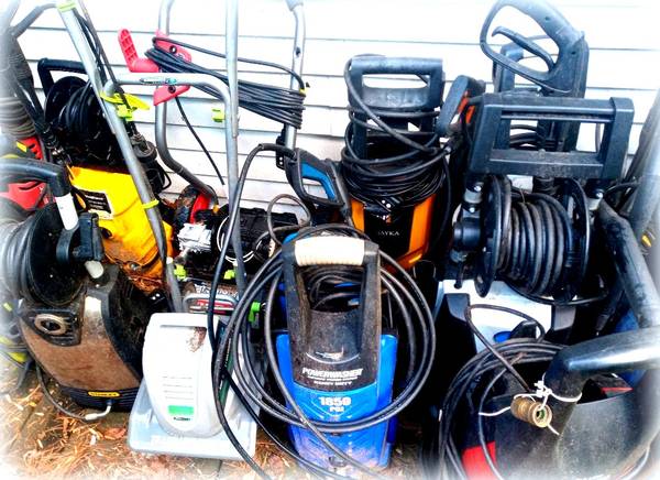 Assorted Power washers 1