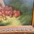 Antique Vintage Folk Art Oil Painting Strawberries and Basket 6 thumbnail