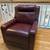 Maroon Leather Power Recliner Chair 2 thumbnail