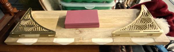 Pier 1 Marble Inlay Shelf 1