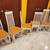 WHITE CALLIGARIS DINING ROOM SET EXTENDABLE TABLE AND 6 CHAIRS 18 thumbnail