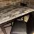 Stylish Counter-Height Square Dining Table Set with Faux Granite Top & 4 Sleek B 2 thumbnail
