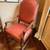 Pair of vintage 19th century walnut and leather arm Chairs 1 thumbnail